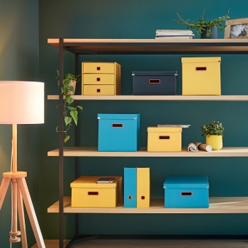 Pudełko do przechowywania Leitz Click&Store Cosy średnie żółte 53480019