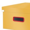 Pudełko do przechowywania Leitz Click&Store Cosy duże żółte 53490019