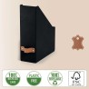 Pojemnik na dokumenty Puro z tektury w 100% z recyklingu (2szt.) czarny 24710095 LEITZ