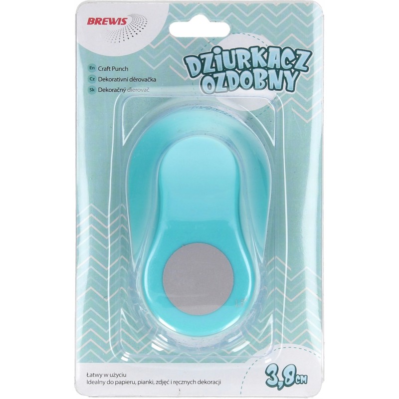 Dziurkacz ozdobny 3,8 cm KÓŁKO D38-02 BREWIS