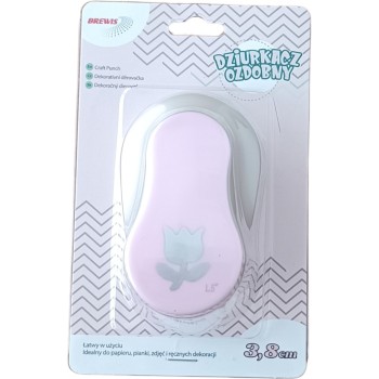 Dziurkacz ozdobny 3,8 cm TULIPAN D38-33 BREWIS