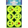 Naklejki buźki odblaskowe śr.7cm (6 szt) NKB-5824 ALIGA