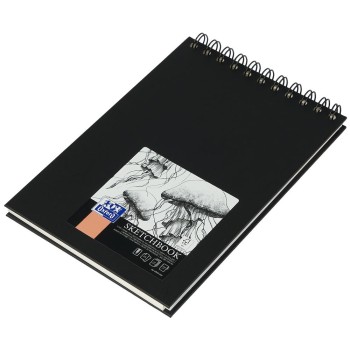 Szkicownik Sketchbook A5 50k 100g czarny 400152644 OXFORD