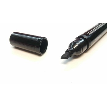 Marker permanentny czarny ścięty TO-201 TOMA