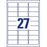 Identyfikator do zadruku samoprzylepny L4784-20 635x296mm biały sztucz.jedwab AVERY ZWECKFORM