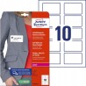 Identyfikator do zadruku 80x50mm 120g samoprzylepny biały sztuczy jedwab L4785-20 AVERY ZWECKFORM