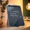 Szklana tabliczka na biurko Leitz Cosy szara 39470089