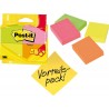Bloczek samoprzylepny POST-IT 38x51mm 4x100kartek mix kolorów 510080524 3M