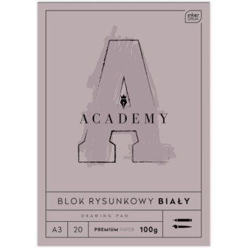 Blok rysunkowy A3 20 100g ACADEMY