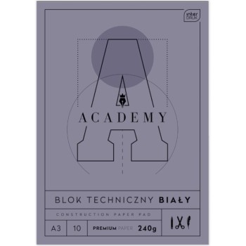 Blok techniczny A3 10 240g ACADEMY