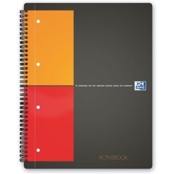 Kołonotatnik A4 80k kratka PP OXFORD Activebook International 100104329