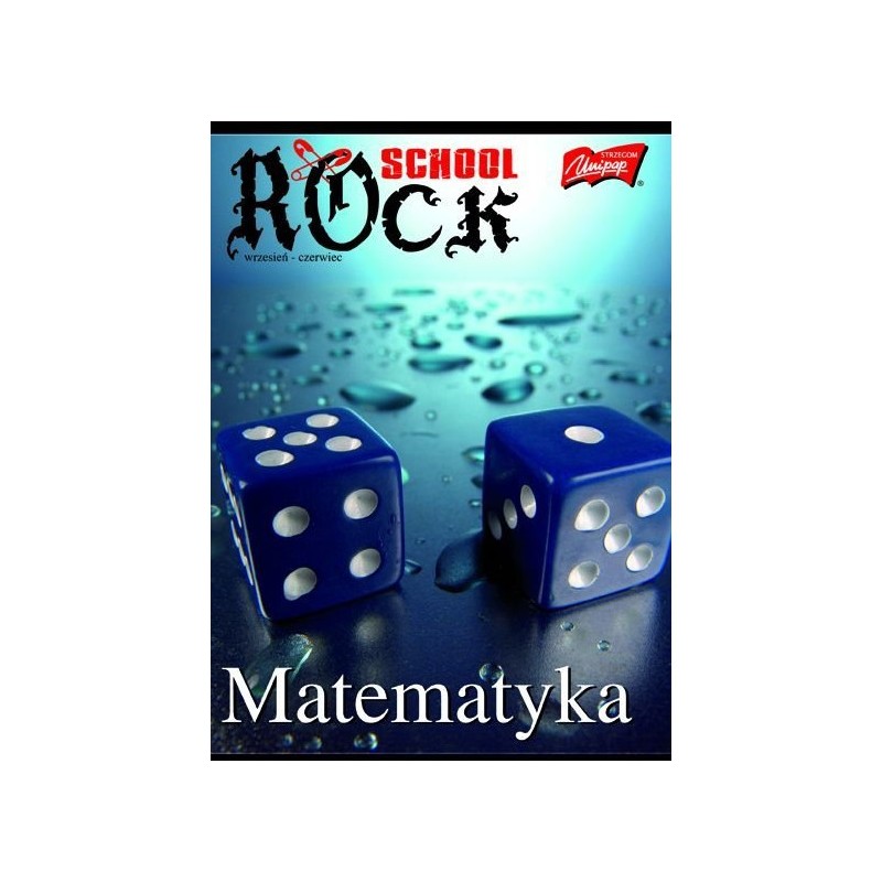 Zeszyt A5 60k kratka MATEMATYKA laminowany UNIPAP