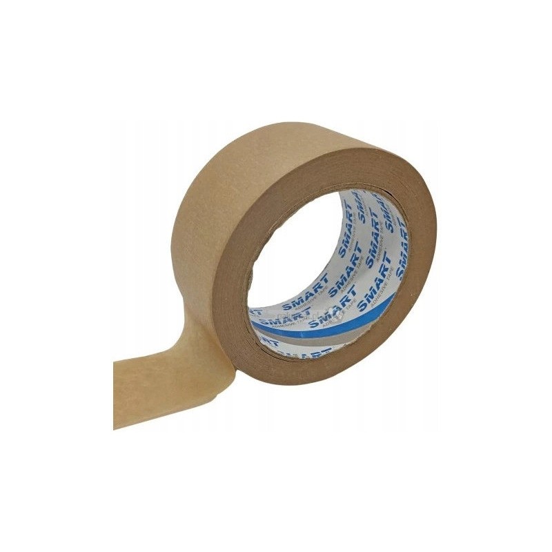 Taśma papierowa 48x50m KRAFT brązowa kauczuk SOLVENT SMART
