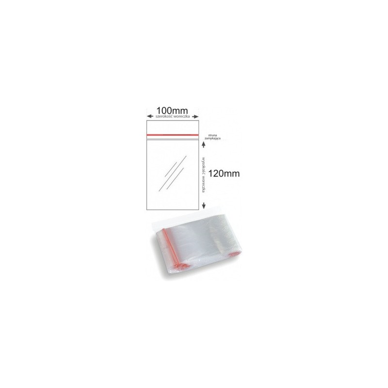 Torebki strunowe 100x120mm (100szt) (B3-SW-0065)