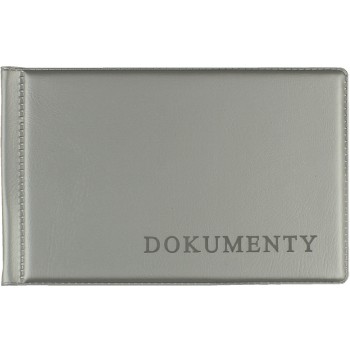 Okładka na dokumet.małe silver BIURFOL KOD-02-01