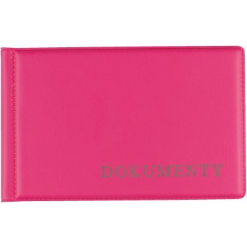 Okładka na dokumet.małe pink BIURFOL KOD-02-03