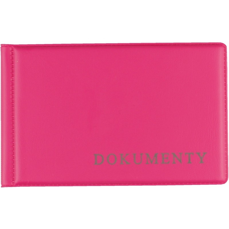 Okładka na dokumet.małe pink BIURFOL KOD-02-03