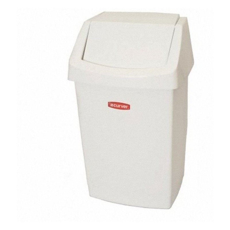 Kosz na śmieci uchylny 50l CURVER CLICK-IT biały 04045-026-65/154792
