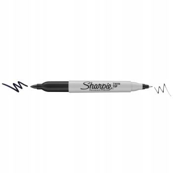 Marker SHARPIE Twin Tip 52011 czarny S0811100