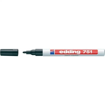 Marker lakierowy 1-2mm 751 czarny okrągła końcówka 751/001/C EDDING