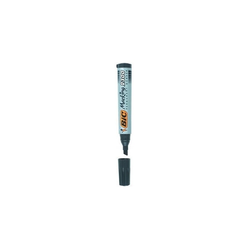 Marker ECO permanentny BIC 2300 czarny ścięta końcówka 8209263