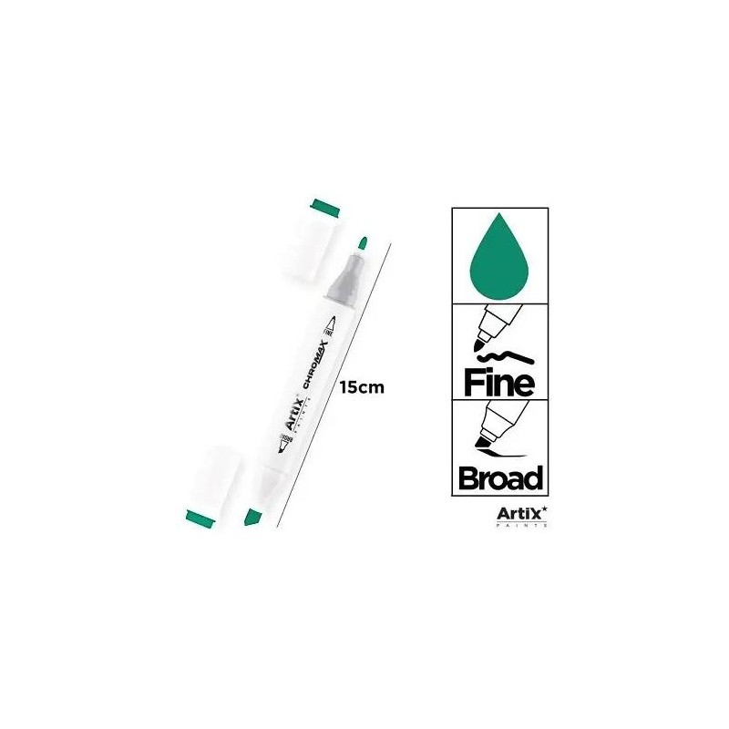 Marker alkoholowy dwustronny FOREST GREEN PP915-50 ARTIX