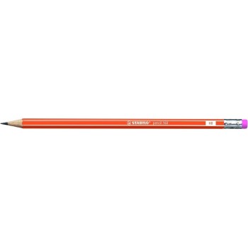Ołówek STABILO 160 z gumką HB orange 2160/03-HB