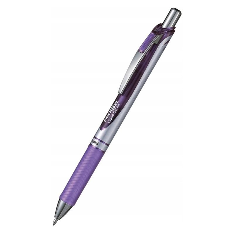 Pióro kulkowe ENERGEL BL77 liliowe 0,7mm PENTEL