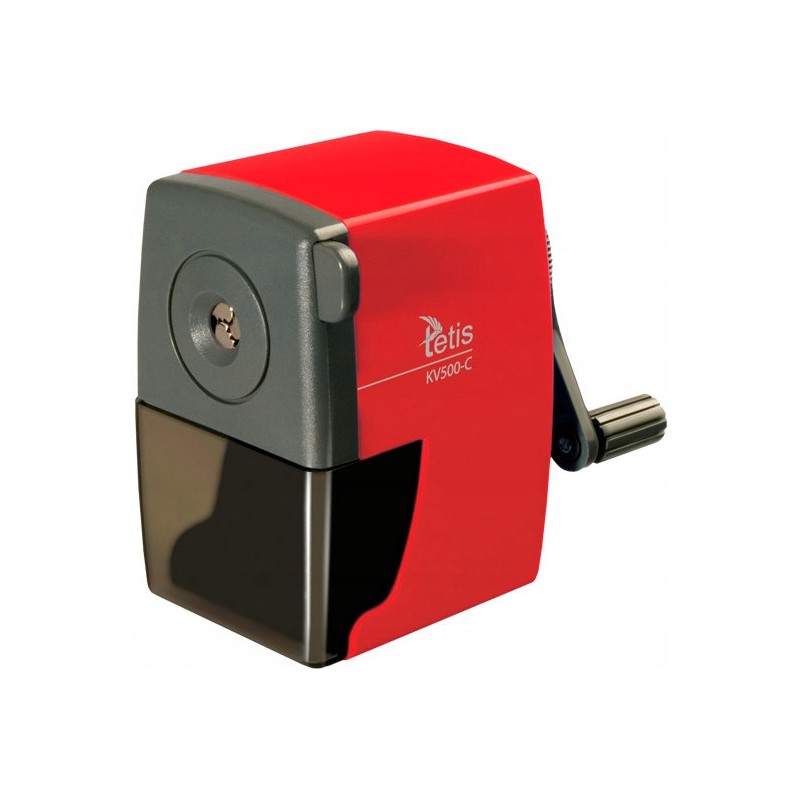Temperówka na korbkę czerwona KV500-C TETIS