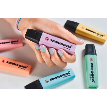 Zakreślacz STABILO BOSS kolory pastelowe komplet 6szt. 70/6-2