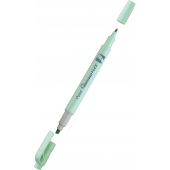 Zakreślacz dwustronny seledynowy pastelowy ILLUMINA FLEX SLW11P-KE PENTEL