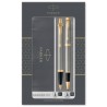 Komplet pióro kulkowe + długopis IM brush metal GT PARKER 2093217