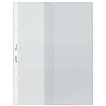 Koszulki na dokumenty i CD (5szt) LEITZ Combo 47613103