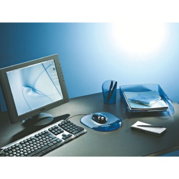 Podkładka żelowa pod nadgarstek i myszkę DATALINE niebieski-przezroczysty 67046 ESSELTE