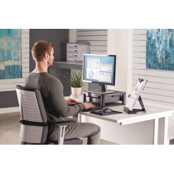 Podstawa pod monitor z szufladą grafitowa 9169501 FELLOWES