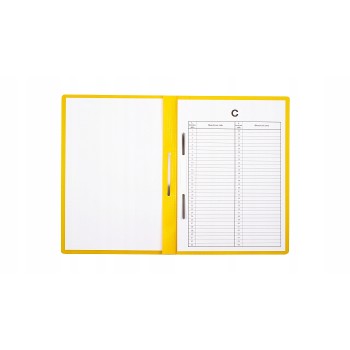 Skoroszyt na akta osobowe A4 wpinany do segregatora 10 sztuk żółty ST-23-04 BIURFOL