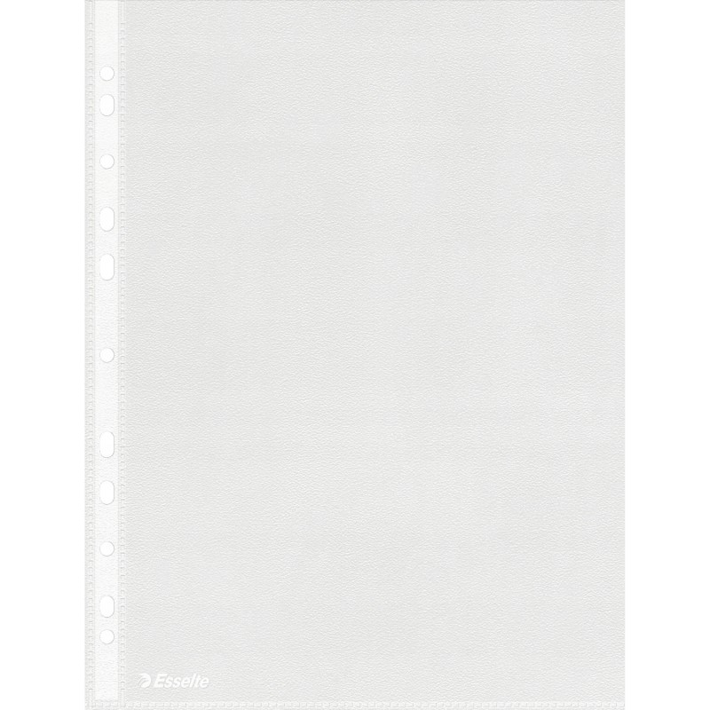 Koszulki groszkowe na dokumenty A4 43mic 100 sztuk w folii 56171 ESSELTE