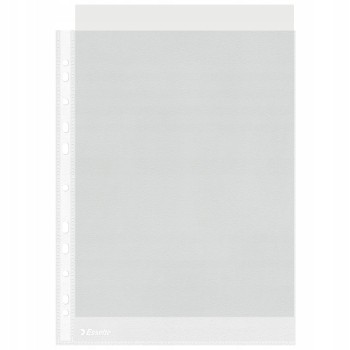 Koszulki groszkowe na dokumenty A4 43mic 100 sztuk w folii 56171 ESSELTE