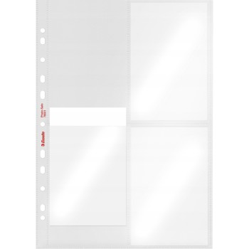 Koszulki krystaliczne na zdjęcia 10x15cm pionowe 80mic 10 sztuk 78001 ESSELTE