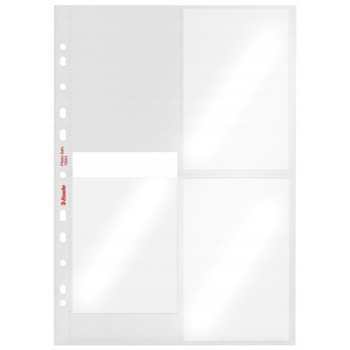 Koszulki krystaliczne na zdjęcia 10x15cm pionowe 80mic 10 sztuk 78001 ESSELTE