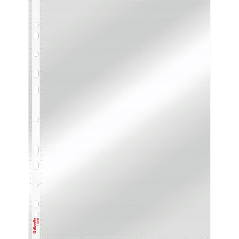 Koszulki krystaliczne na dokumenty A4 40mic 100 sztuk w folii 13089 ESSELTE