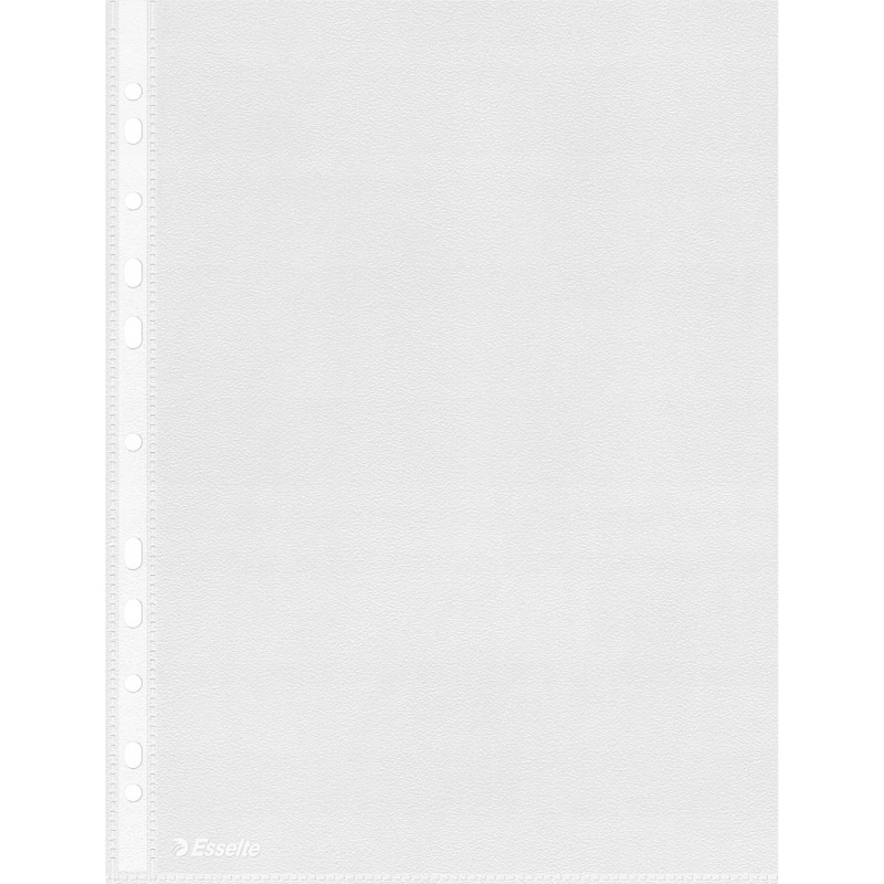 Koszulki groszkowe na dokumenty A4 43mic 100 sztuk w pudełku 56133 ESSELTE