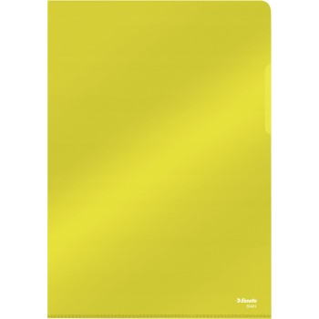 Ofertówki krystaliczne na dokumenty A4 150mic 25 sztuk żółte 55431 ESSELTE