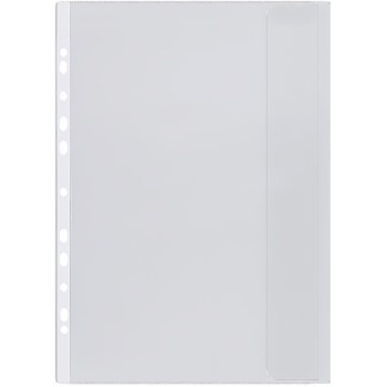 Koszulki groszkowe z klapką na dokumenty B4 25 sztuk OF-52-02 BIURFOL