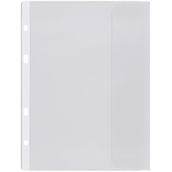 Koszulki groszkowe z klapką na dokumenty A5 25 sztuk OF-52-01 BIURFOL