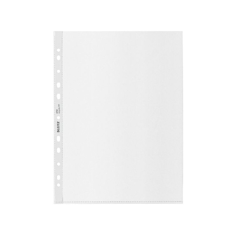 Koszulka Recycle A4 PP 100 mic. opakowanie 25szt. 47913003 / 47913103 LEITZ