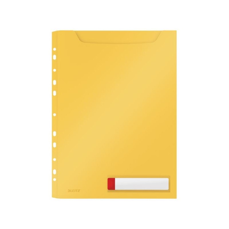 Koszulka o zwiększonej pojemności (3szt) Leitz Cosy żółta 46680019