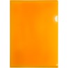 Obwoluta A4 PP "L" grubość 0.14mm pomarańczowa (12) BT615-P TETIS