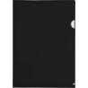 Obwoluta A4 PP "L" grubość 0.14mm (12sz) czarna BT615-V TETIS