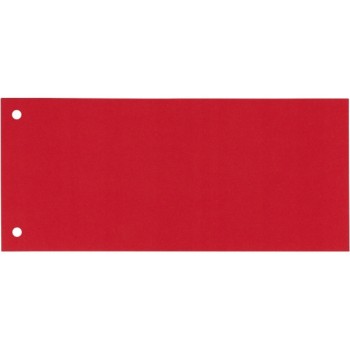 Przekładki kartonowe 1/3 A4 (100) czerwone (separatory) 624446 ESSELTE